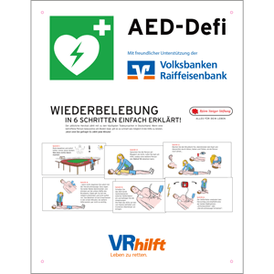 AED Info-Tafel